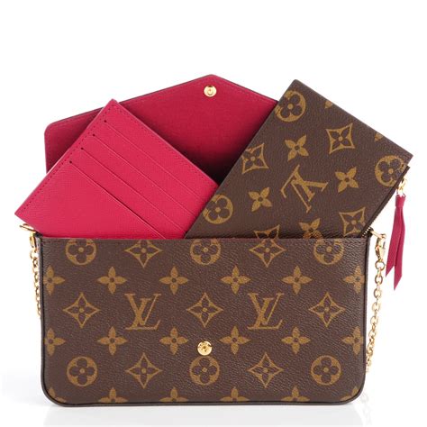 louis vuitton chain wallet purse|louis vuitton chain wallet felicie.